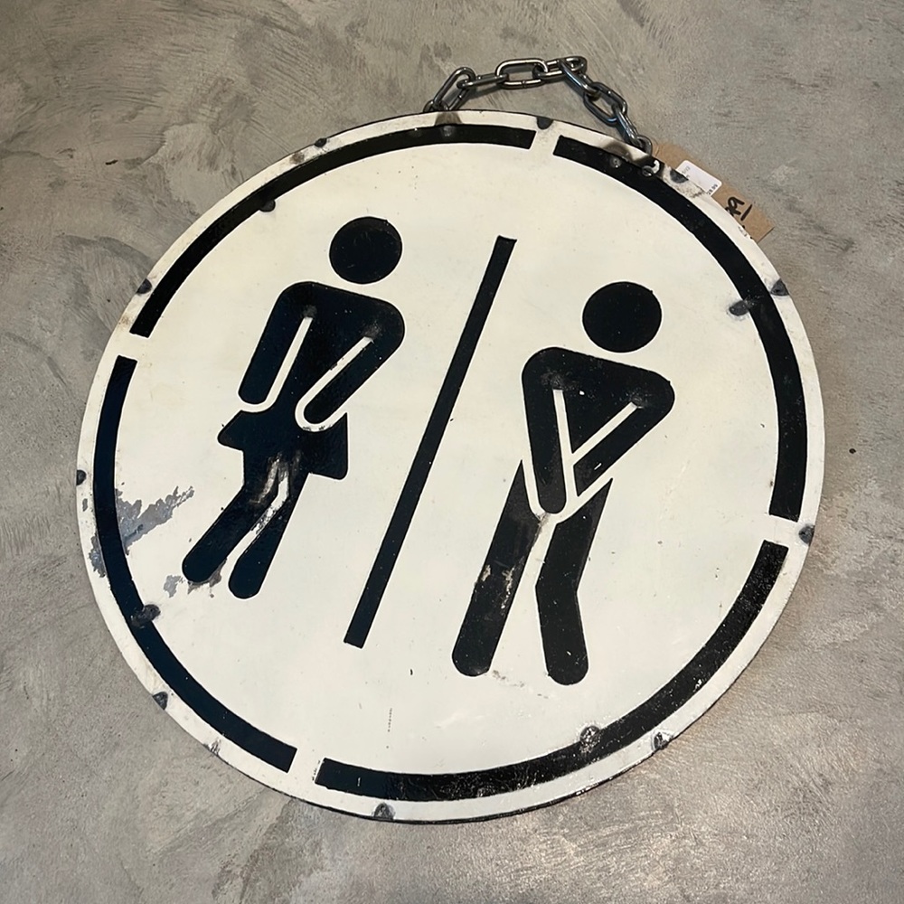 Bathroom sign